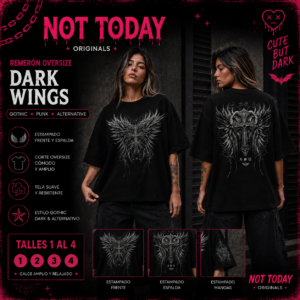 Remerón Oversize Dark Wings – Not Today
