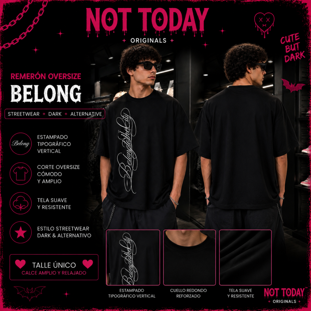 Remerón Oversize Belong – Not Today