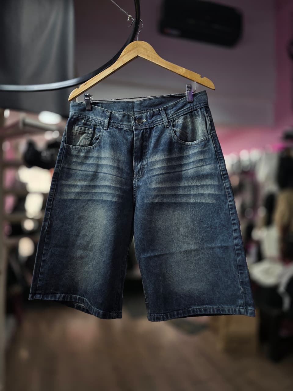 Bermuda Denim Dark Cross – Not Today - Imagen 3