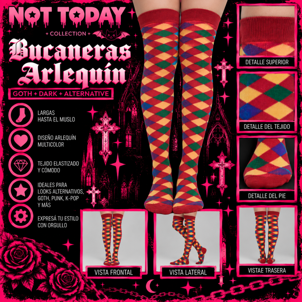 Bucaneras Arlequín Multicolor