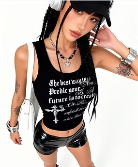 Tops & Musculosas Gothic – Not Today - 10 mil pesos - Imagen 2